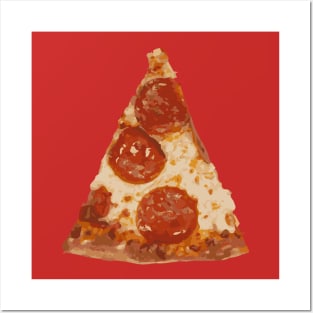 Pepperoni Pizza Slice Posters and Art